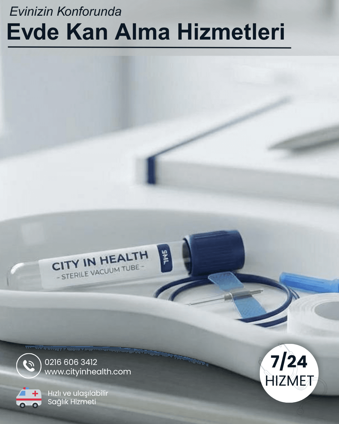 Evde Kan Alma ve Laboratuvar Hizmetleri
